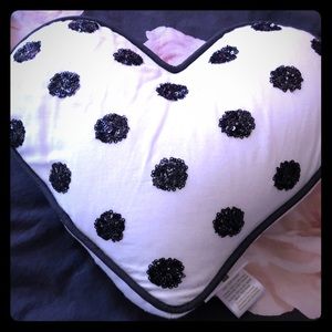 Emily and Meritt heart pillow